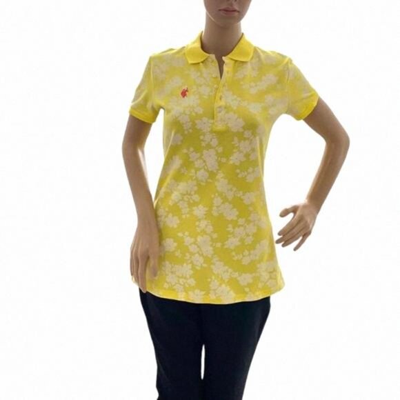 U.S. POLO ASSN Woman’s Polo Yellow, S size - Picture 1 of 5